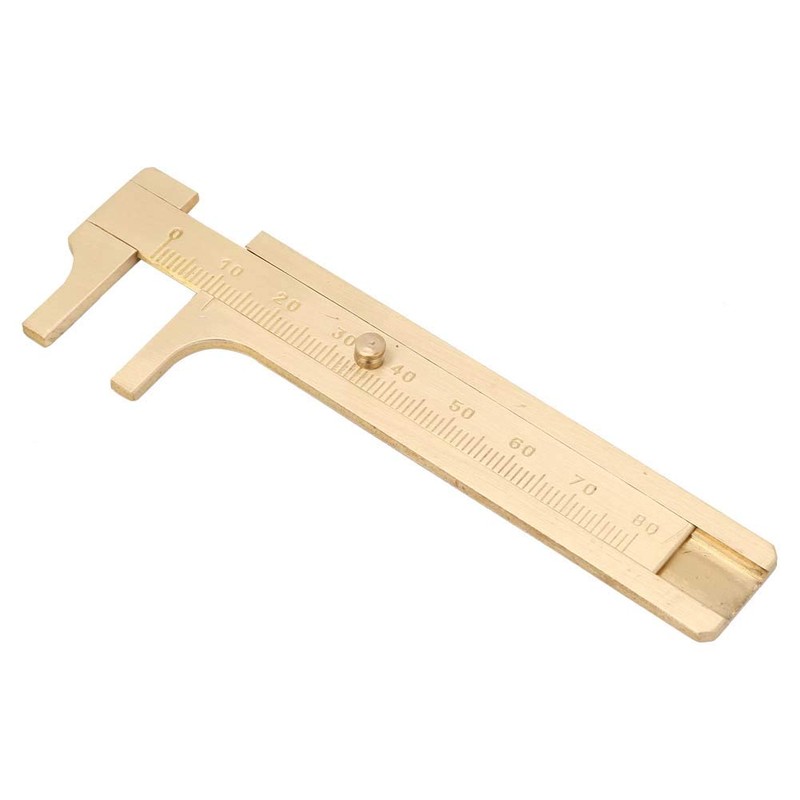 Koieam Solid Copper Vernier Caliper Digital Caliper Measuring Tool 0-80mm
