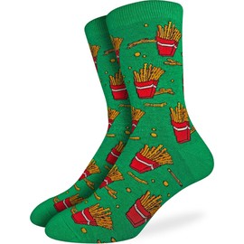 Good Luck Sock Men's French Fries Socks, Adult