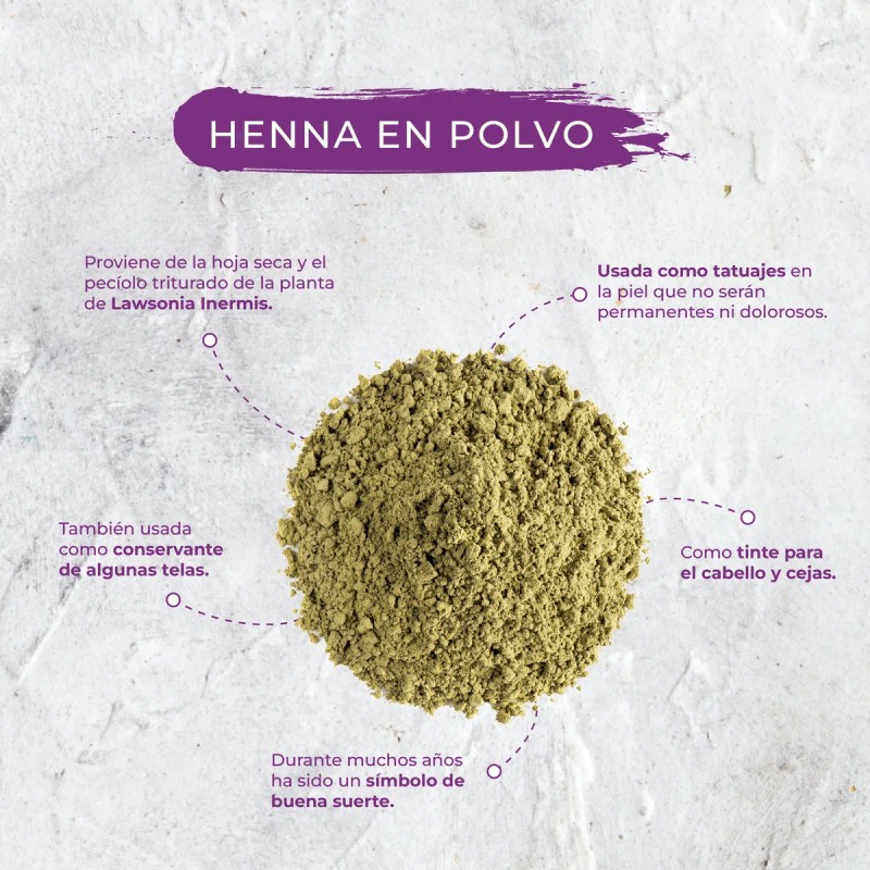 Tgb Henna En Polvo Egipcia 1 Kilo 100% Natural