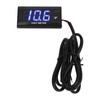 Universal LCD Motorcycle Voltmeter Ultra Thin Waterproof Voltmeter with Left