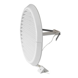 The dfr160 X Ventilation Grill Ventilation Plastic Folding, White, Diameter 186 mm
