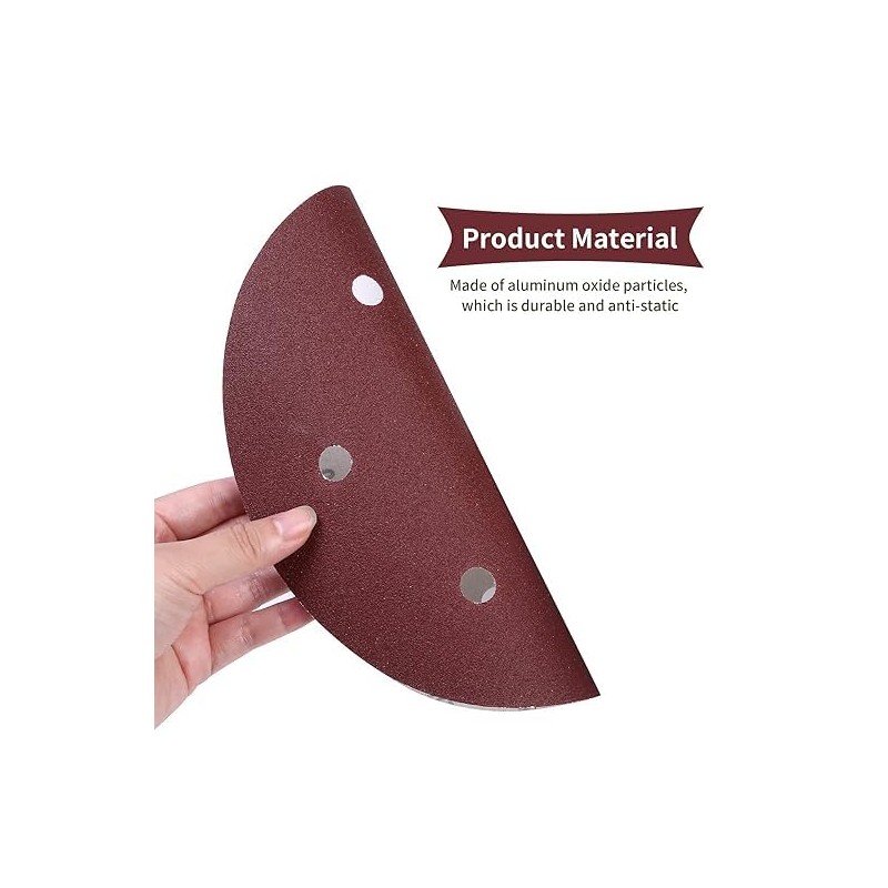 225mm Sanding Discs 240 Grit Sandpaper, 30Pcs 9 Inch Hook
