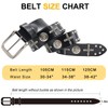 EVERBLTING Studded Belt Skull Y2k Belts y2k studded belts Emo