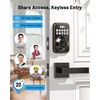 Zowill Keyless Entry Door Lock with 2 Lever Handles, Electronic