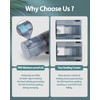 Automatic Fish Feeder Dispenser for Aquarium: 200ml Large Capacity Auto