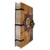 Purpledip Paper Vintage Diary Journal 'Om': Handmade Paper, Hard Bound,