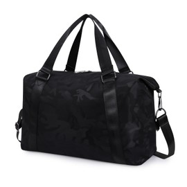 Perselief Travel Duffel Bag, Carry On Tote Bag Sports Gym Bag, Shoulder Weekender Overnight Luggage Bag for Women Men