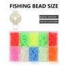 XuuHaa 1000PCS Fishing Beads Assorted Set, Premium 5mm Round Float