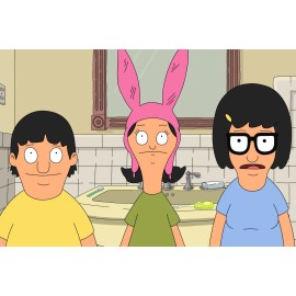 Bobs Burgers Kids Gene Tina Louise Poster (24x36) inches