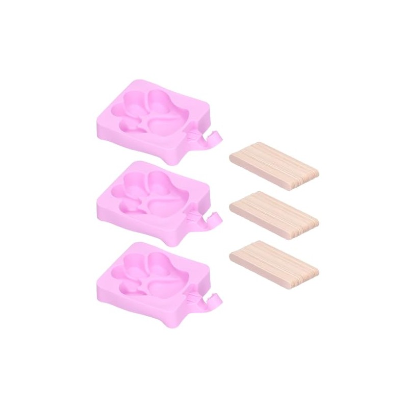 HERCHR 3 moldes de silicona para paletas, molde para helado