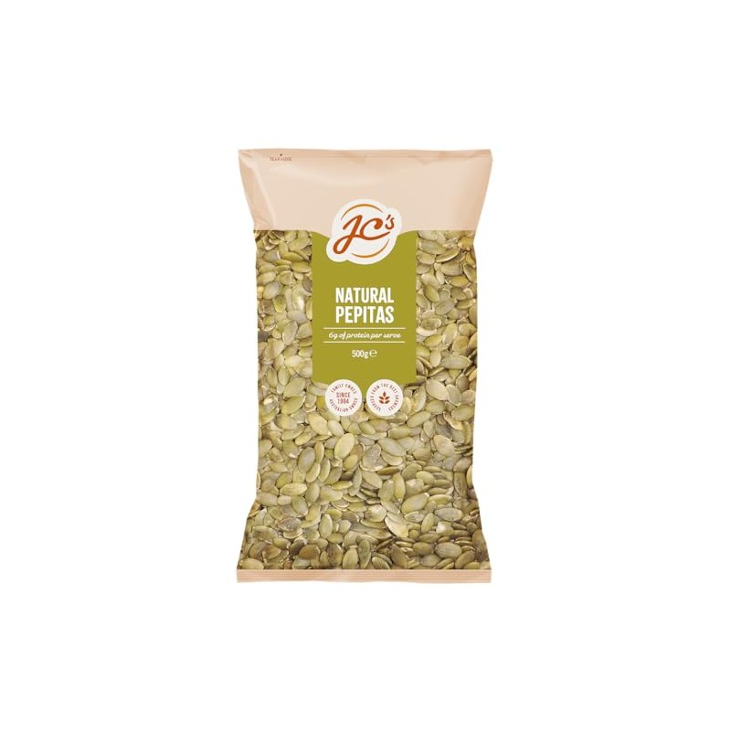 J.C.'s Quality Foods Pepitas (Pumpkin Seeds) 500G
