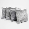 Sienna Crushed Velvet Pack of 4 Cushion Covers 18 x