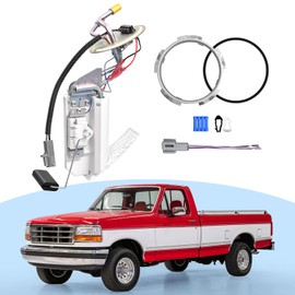 Farpida SP2007H Rear Fuel Pump Assembly for Ford F Super Duty F150 F250 F350 1992 1993 1994 1995 1996 1997 Ford F250 HD L6 4.9L V8 5.0L 5.8L 7.5L Electric Fuel Pumps After Axle Tank Steel Tank 18 Gal