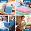 1 Inch Binders 3 Ring - 8 Pack, with Single