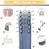 Closet Organizers and Storage-Hanging Closet Organizer-6 Tier-Skirt & Pants Hangers