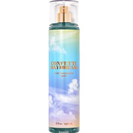 Bath AND Body Confetti Daydream Fine Fragrance Mist, Dreamy Cloud Design Bottle, Fresh Floral Scent, 8 fl oz