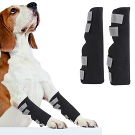 Semme Tirantes Traseros para Perros Tirantes, 2 Piezas Coderas para Perro Manguitos De ArticulacióN Canina para La ProteccióN contra Lesiones Y Esguince(M)