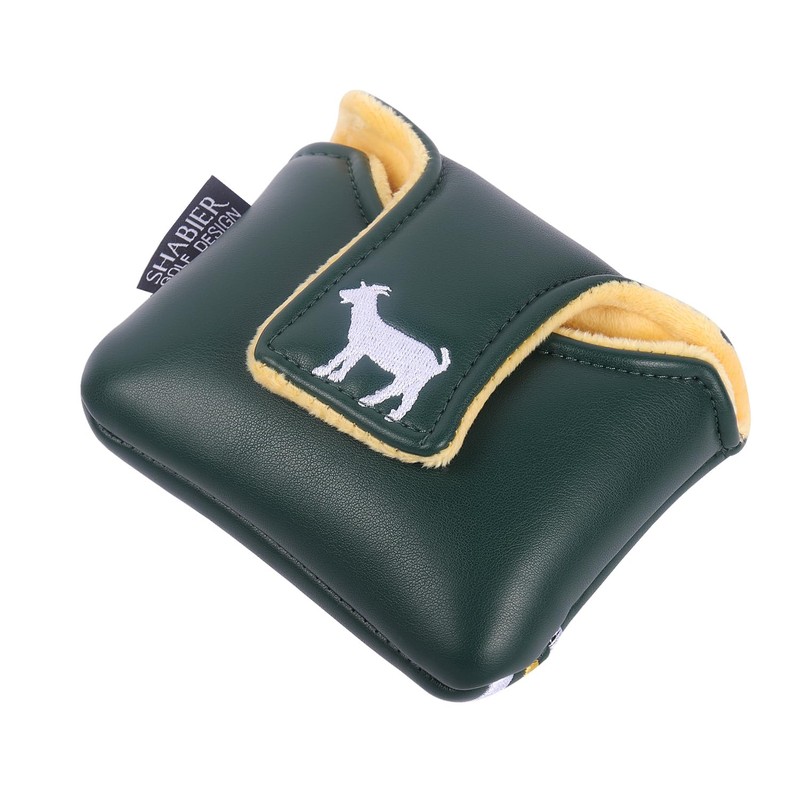 SHABIER Dark Green Golf Large Mallet Headcover with NO.12 Design