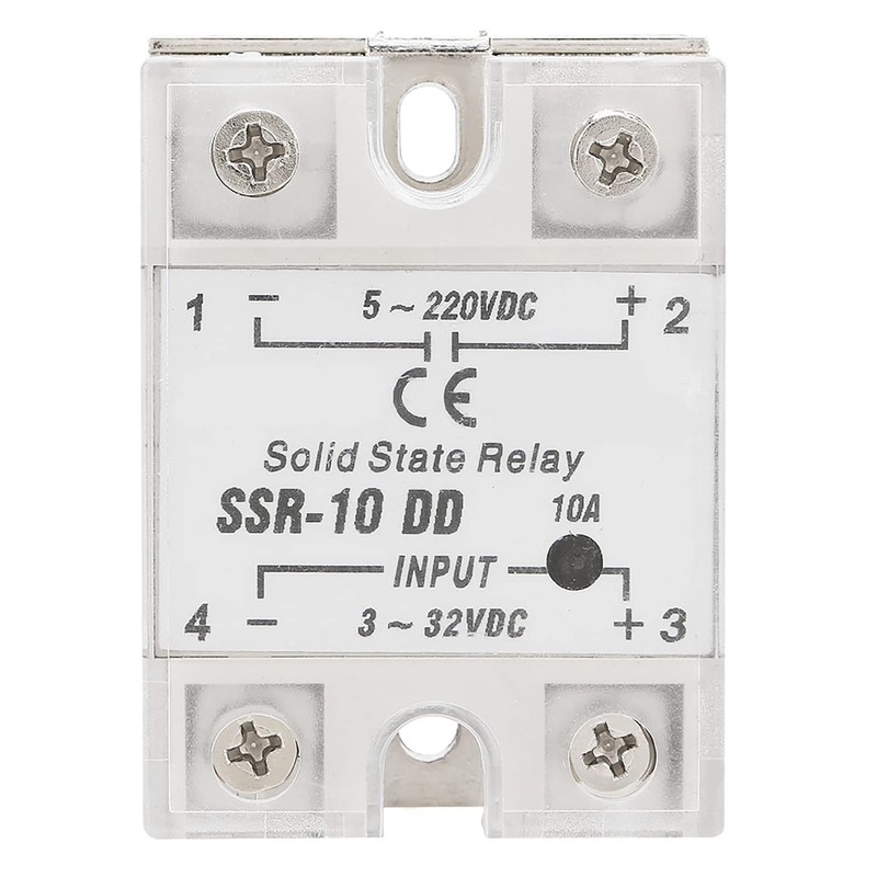 SSR10 DD 10A 5-220VDC Solid State Relay High Speed Silent