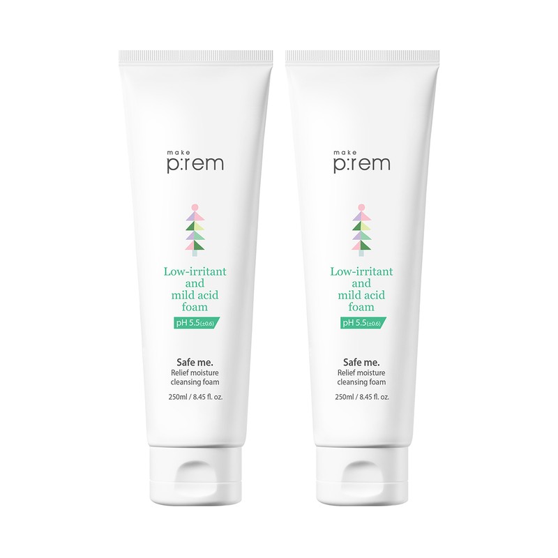 Make Prem Safe Me Relief Moisture Cleansing Foam 2pcs /