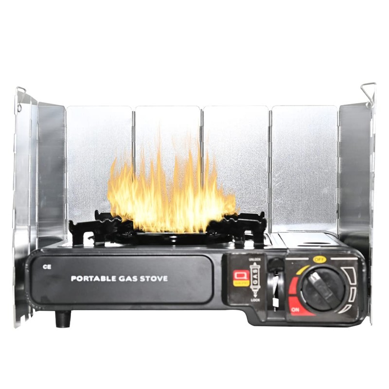 Ram® Camp Camping Windshield Stove Aluminium Camping Windshield Compact Folding