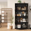 IDEALHOUSE Tall Pantry Cabinet, 60" Kitchen Pantry Storage Cabinet with