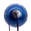 Kurt Adler 80mm Glass Happy Hanukkah Blue Ball Ornament