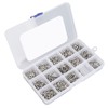 840Pcs Bolts Nuts Assortment Kit Metric M2.5 Assorted Cap Hex