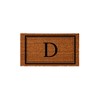 Evergreen Flag Monogram Letter D Entrance Doormat | 28 x
