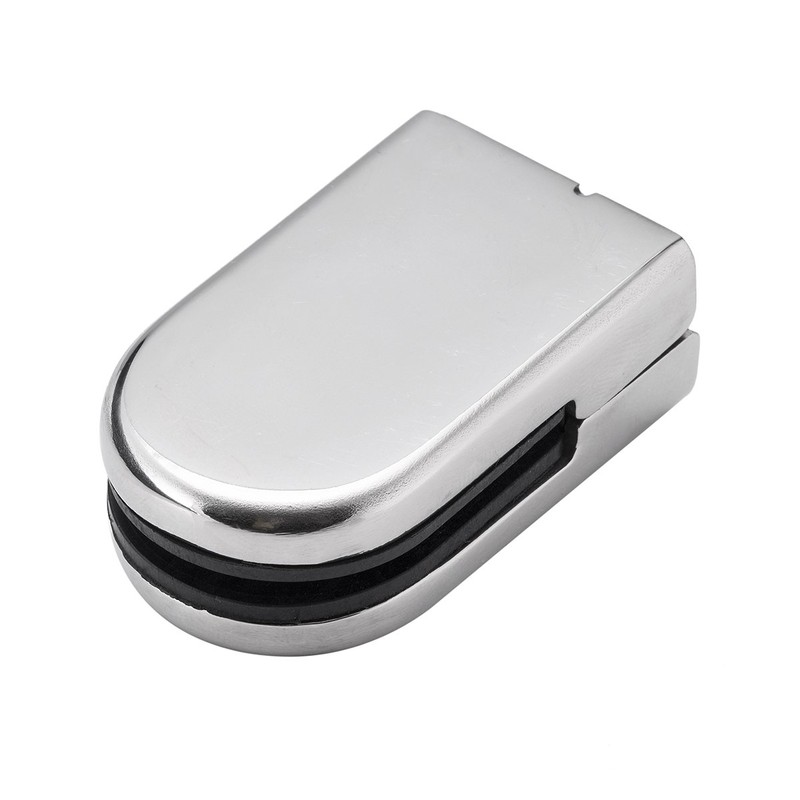 4pcs Stainless Steel Glass Clamp Solid Glass Shelf Clamp Holder