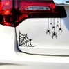 XTRAYXRAY Corner Spider Web Decal Sticker Spider Sticker Cobweb Spiders