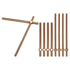 PATIKIL Replacement Clock Hands Kit, 5 Set Wooden Clock Mechanism Movement Wall Clock Hands Parts Replacement for 12 Inch Wall Clock Repair DIY Home Art Decor, E1