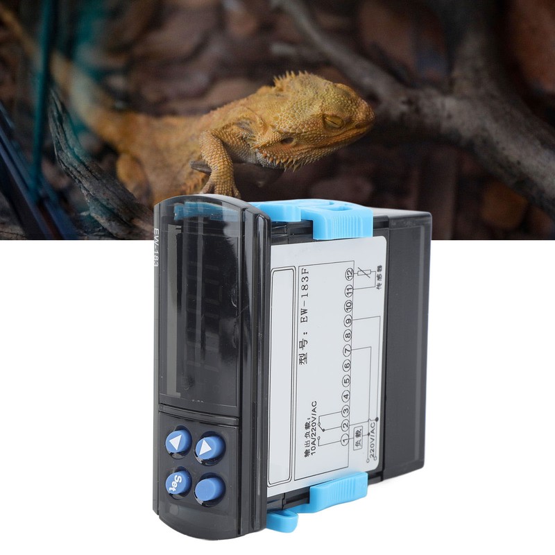 Universal Temperature Controller Dual Display Window Microcomputer Thermostat for Cooling