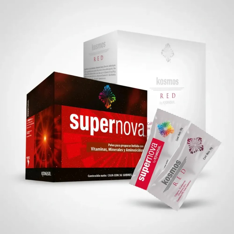 Supernova Y Kosmos Red Caja Combinada By Kromasol
