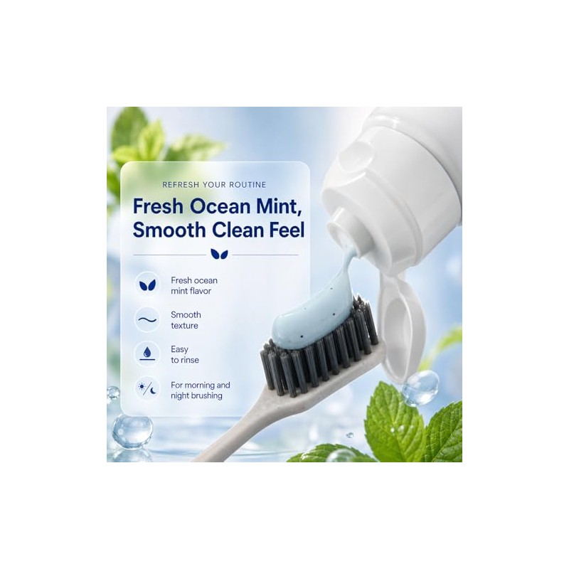 Nano Hydroxyapatite Toothpaste, 7.5%, Fluoride-Free, 2 Pack | Fresh mint
