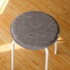 Greenjin Round Chair Cushion with Ties Set of 2 Anti