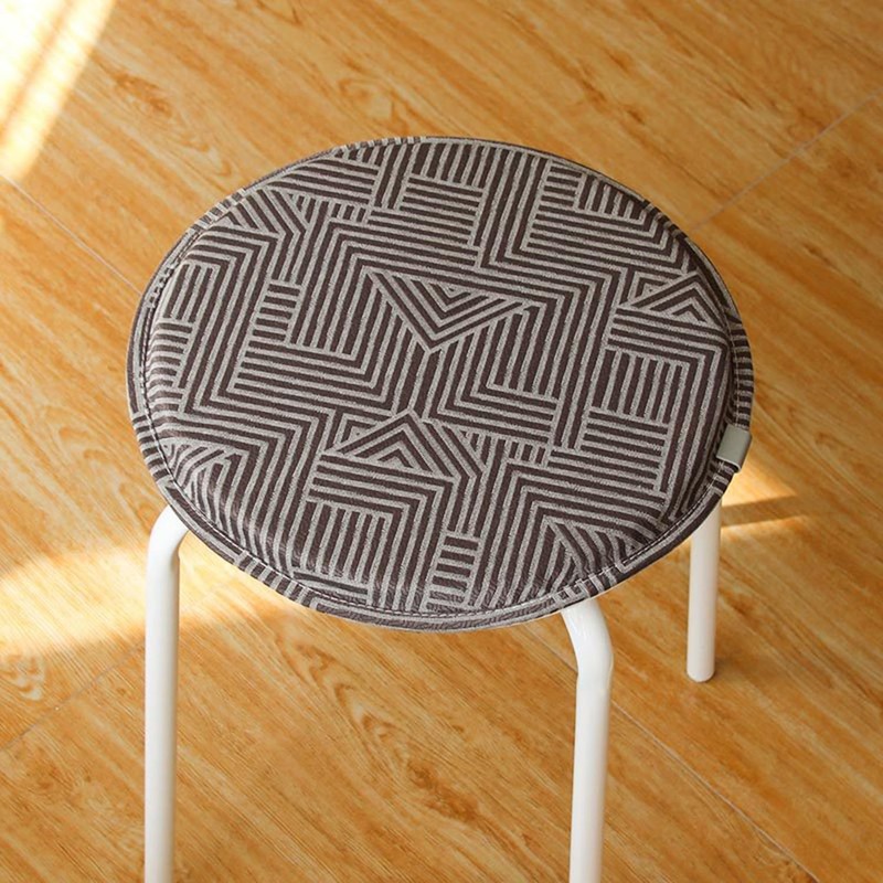Greenjin Round Chair Cushion with Ties Set of 2 Anti