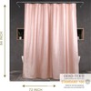 Popkozzi Blush Pink Shower Curtain: 84 Inch Glitter Sparkle Bling