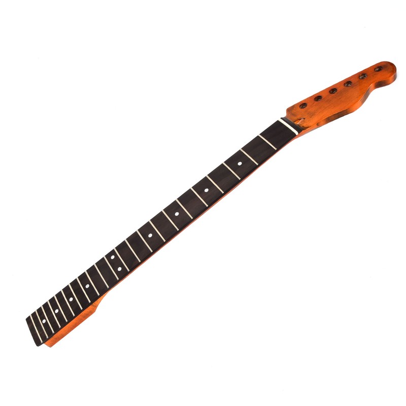 Guitar Neck 22 Fret Rosewood Maple Fingerboard Replacement Electric Guitars