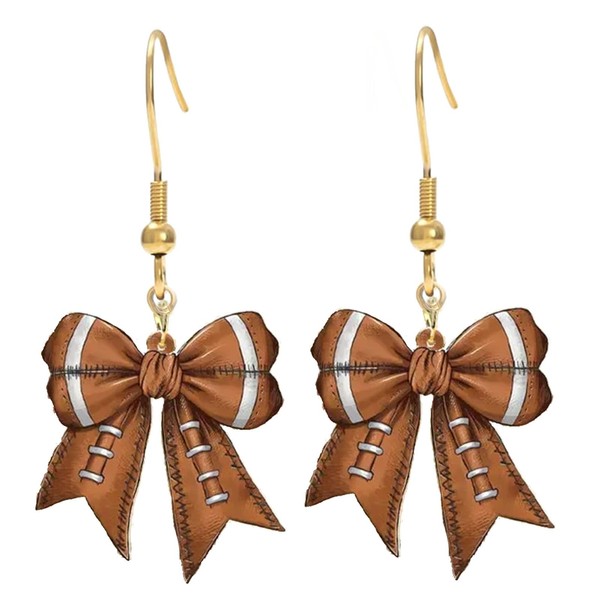 Sport Bow Earrings Football Earrings Baseball Earrings Soccer Earrings Basketball