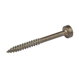KREG 718392 Zinc Pocket-Hole Screws Pan Head Fine No.6 x 1-1/2" 100pk, Silver