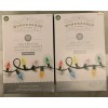Wondershop 2X Wondershop 60 LED Faceted C6 Christmas String Lights