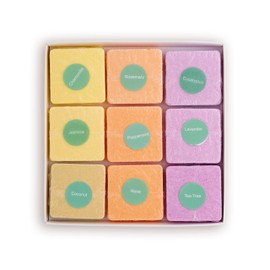 ESTEAM Shower Steamers – Pink Lightning – 18 Pack – Natural Aromatherapy Shower Bombs – Self Care Gifts for Her – Mixed Fragrances for Mind & Body Relief