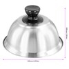 KOHAND 4 PCS Burger Dome, 16 x 10 cm Stainless