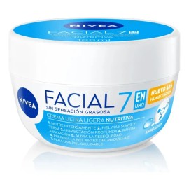 Nivea Crema Facial Hidratante 7 en 1 Sin Sensación Grasosa, Todo Tipo de Piel, 375ml