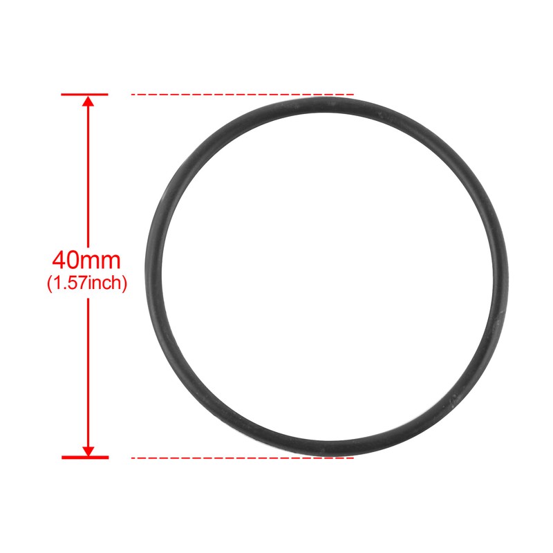 Rtrhinotuning 40mm Black Wheel Center Cap Rubber O-Rings Set 4
