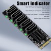 Convert Adapter Card M.2 NGFF BKEY SATA to 5 Port