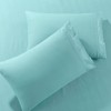 Pure Bedding Bed Sheets - Queen Sheet Set [6-Piece, Aqua]