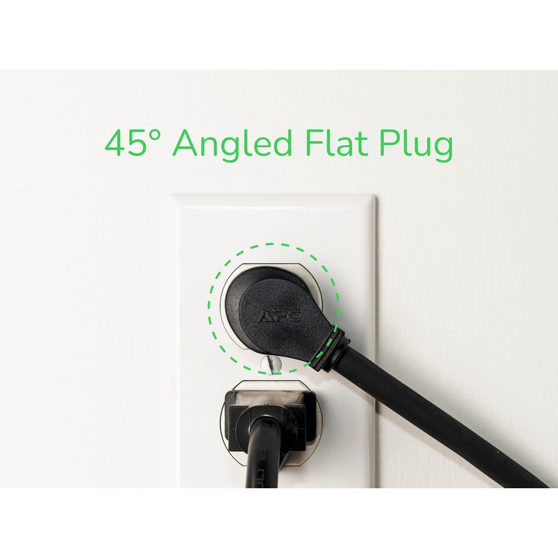 APC Surge Protector with Telephone, DSL and Coaxial Protection, P8VT3,