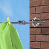 SNOMEL 5 Pack Expansion Concrete Wall Anchors Eye Bolts Screw,